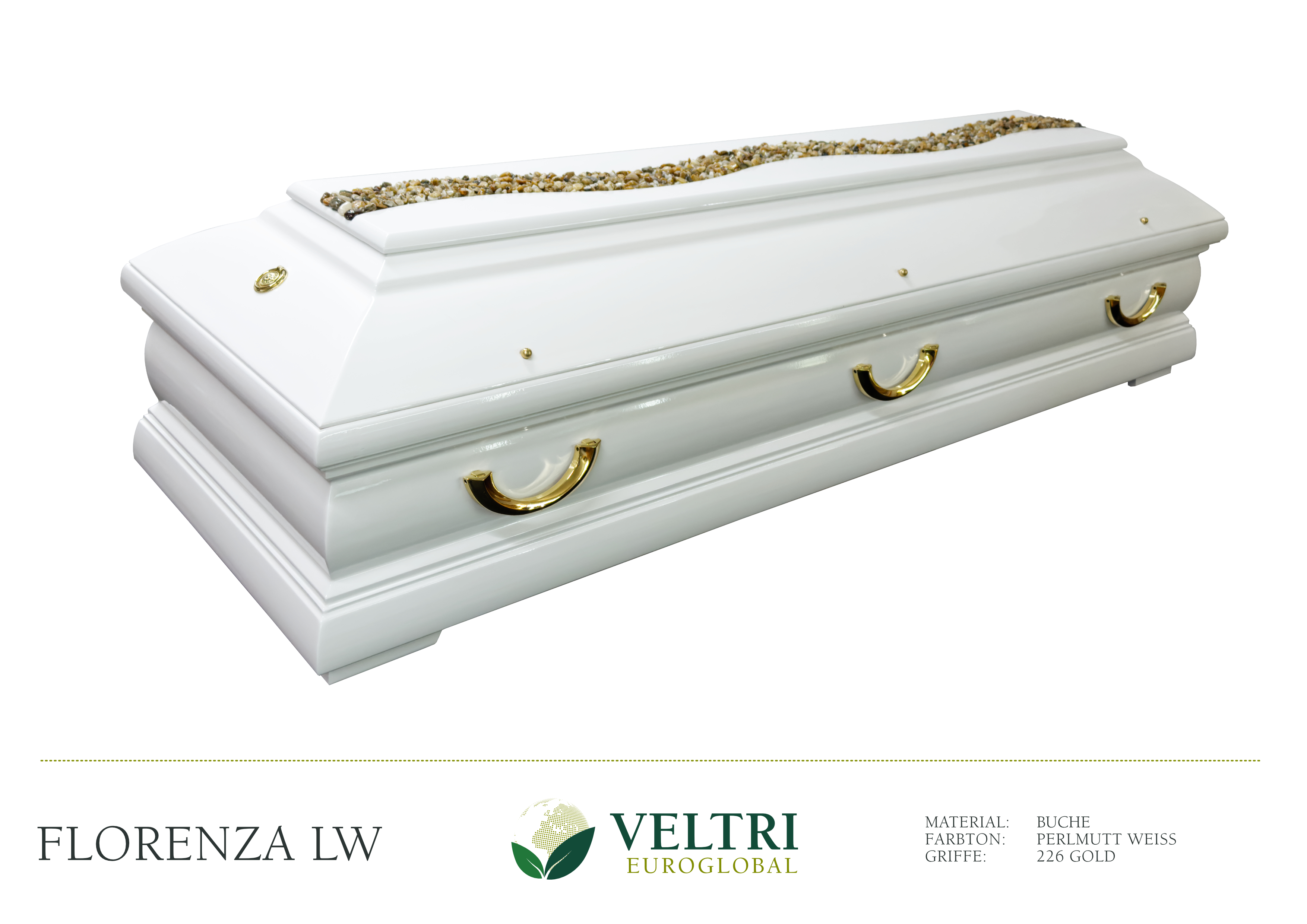Florenza LW Buche Perlmutt Weiß  