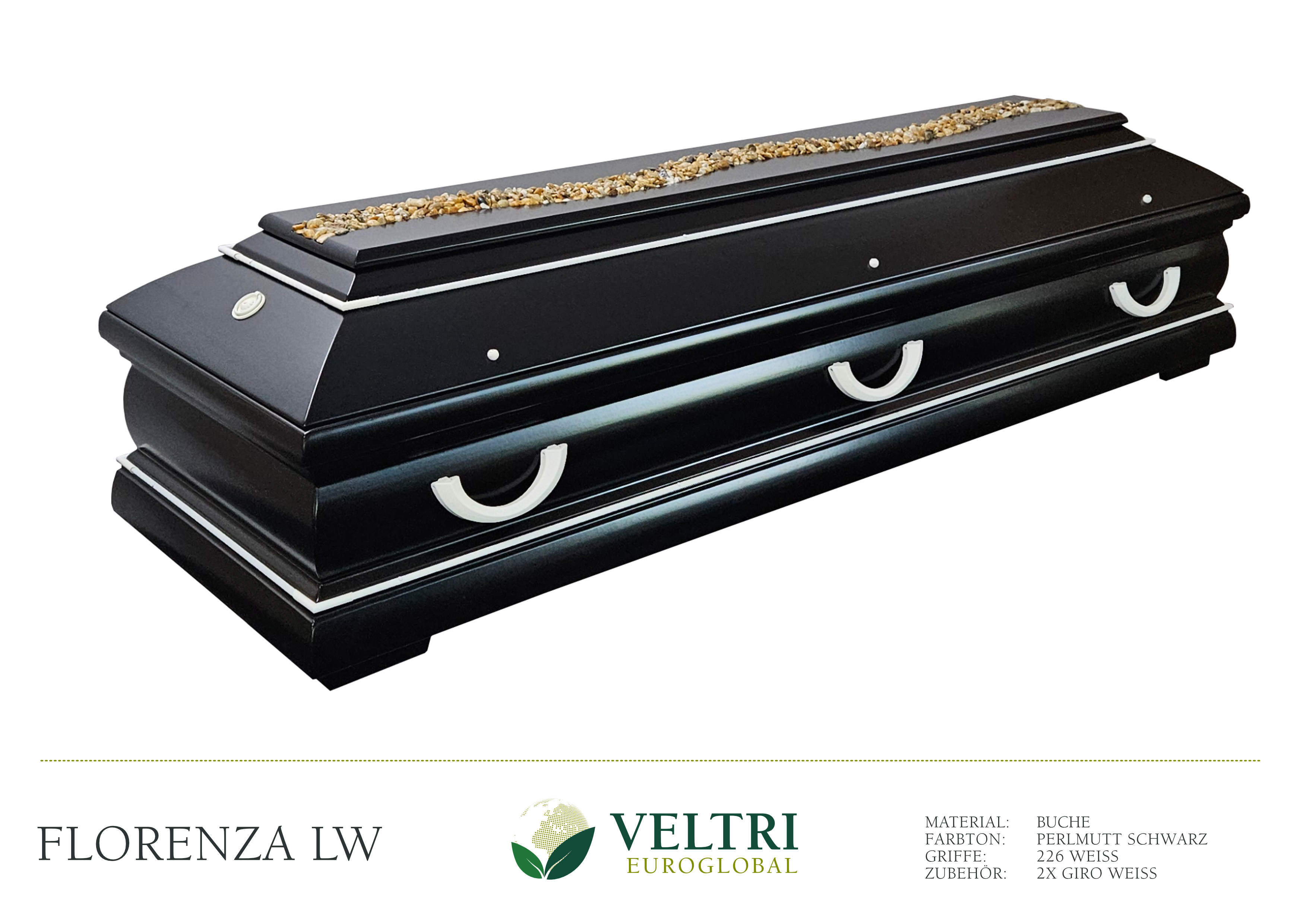 Florenza LW Buche Perlmutt Schwarz  